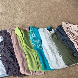 Selling used to unused with tags on clothing.